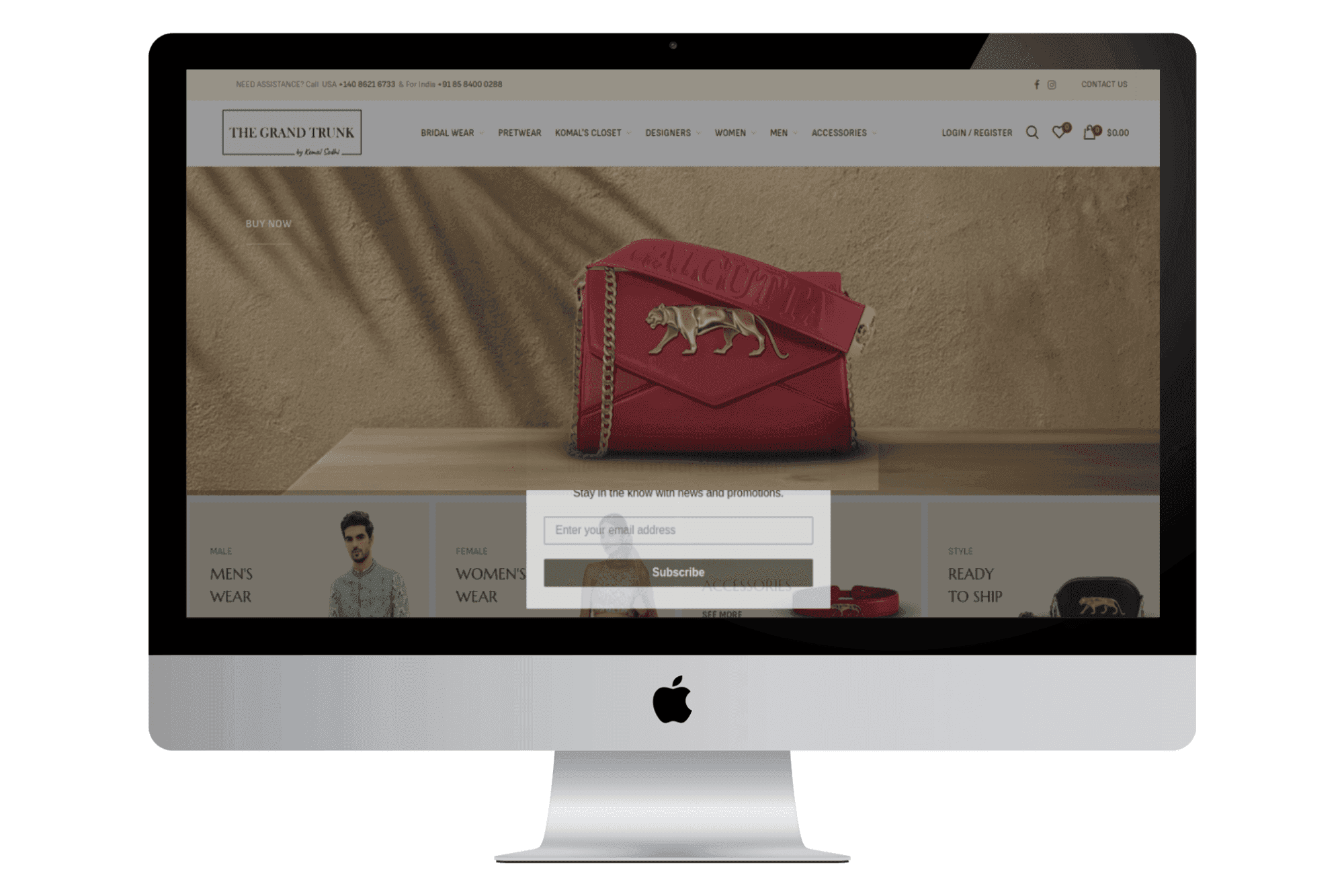 THE GRAND TRUNK — Shopify Design, CRO & Speed project by Themetrek